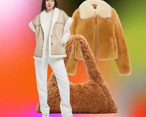 Fall trends shearling collage
