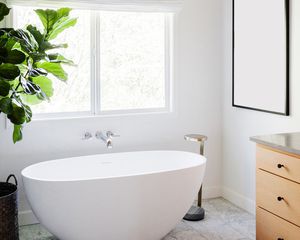 modern soaker tub