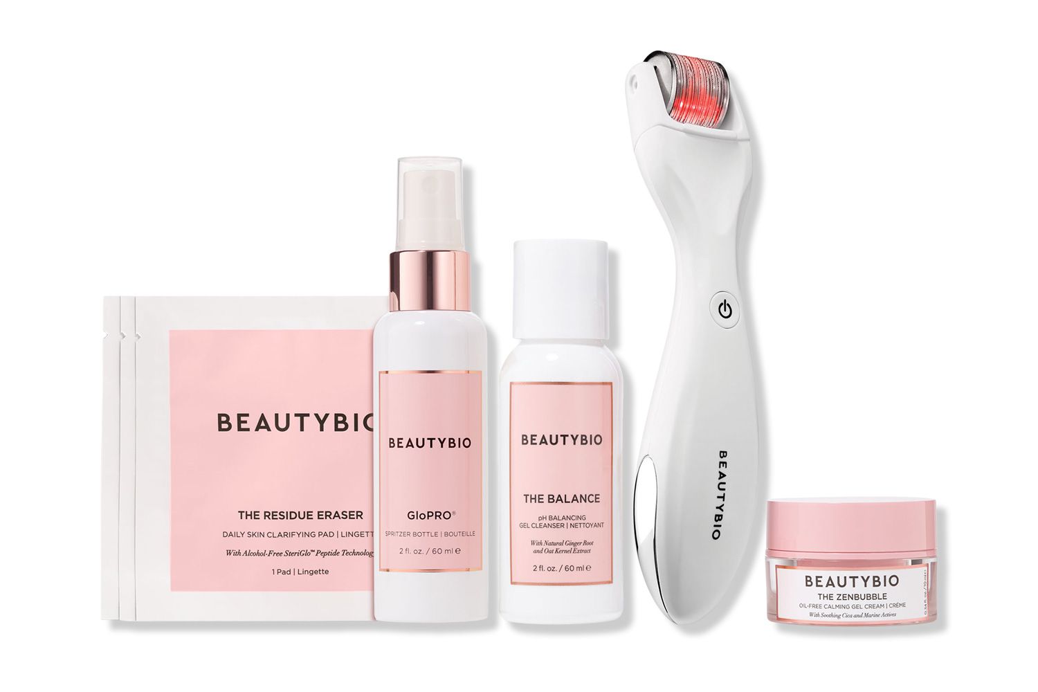 BeautyBio Get That Glow Facial Microneedling Discovery Set