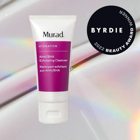 Murad AHA/BHA Exfoliating Cleanser: Byrdie 2022 Beauty Award Winner for Best Physical Exfoliator