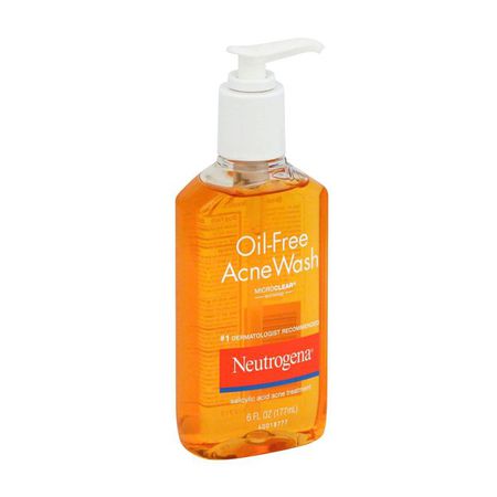 Neutrogena Oil-Free Acne Wash - how to get rid of blackheads in ears