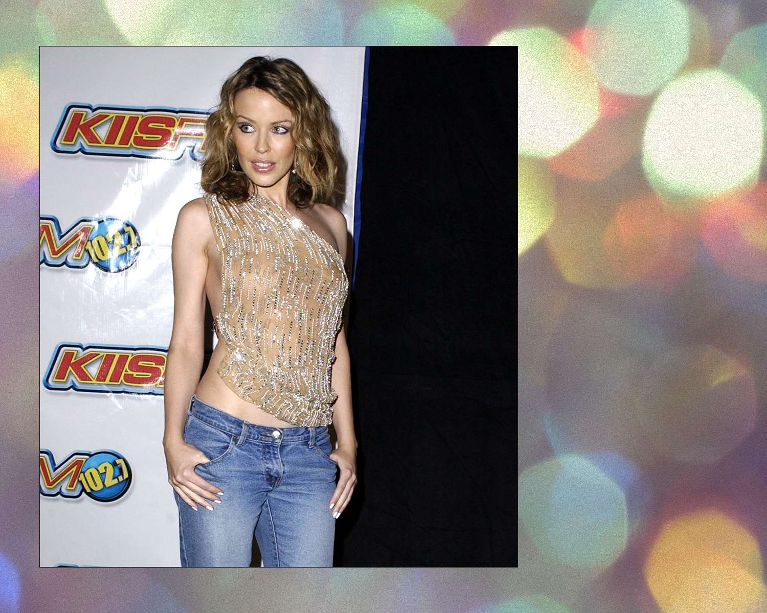 Kylie Minogue in a going out top