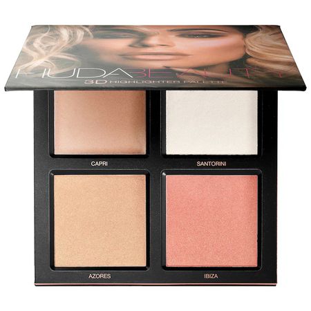 Huda Beauty 3D Cream and Powder Highlighter Palette 