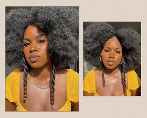 Natural hair influencer Berlecia Charlemagne 