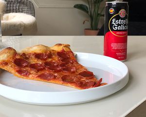 pizza and beer