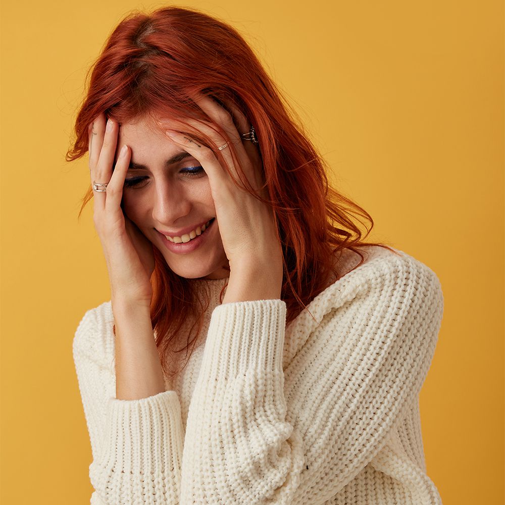 transgender woman studio portrait