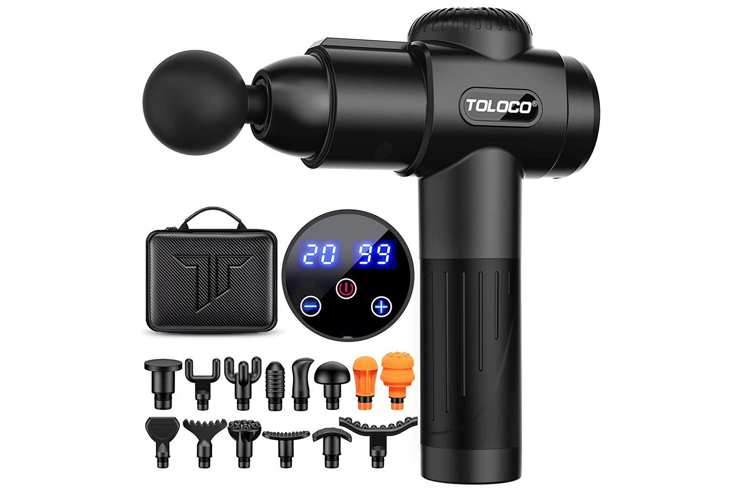  TOLOCO Massage Gun, Upgrade Percussion Muscle Massage Gun for Athletes,