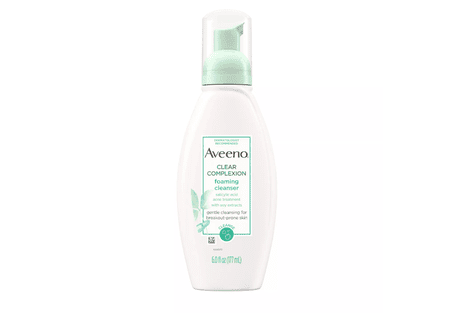 Aveeno Clear Complexion foaming cleanser